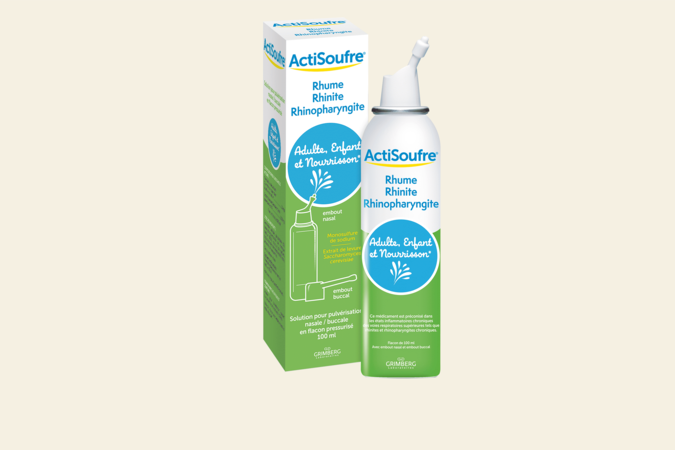 Actisoufre - spray nasal rhume